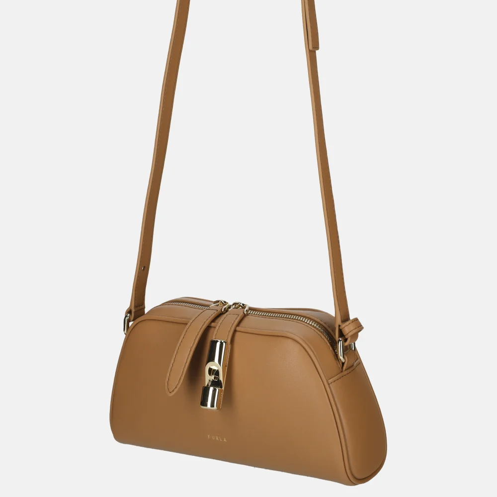 Furla Goccia crossbody tas S brandy 021869 Bruin